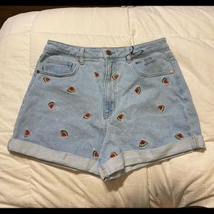 Tinsel watermelon shorts